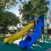 Aspecto de una parte del parque recién terminado.