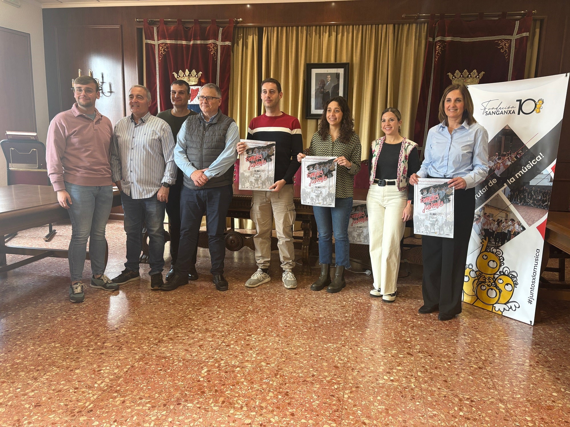 La Llosa de Ranes rinde homenaje a las sociedades musicales afectadas por la dana en el III Festival de Bandas Juveniles