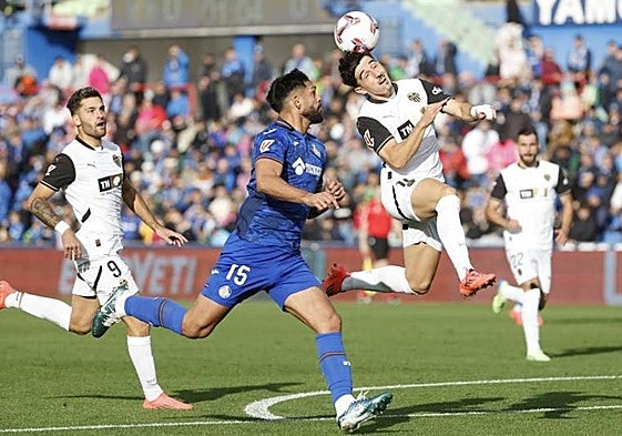 El partido de ida entre Getafe y Valencia CF.