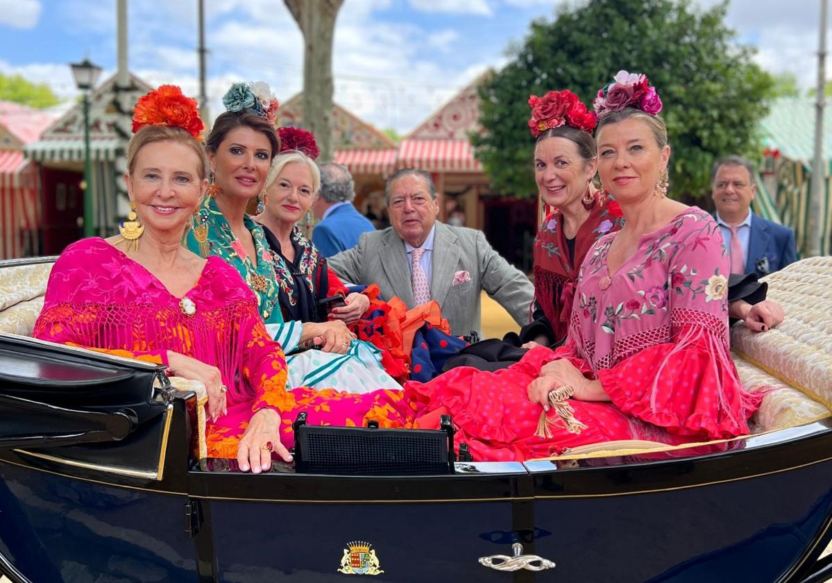 Vicente Boluda y Esther Pastor, anfitriones de la Feria de Abril de Sevilla