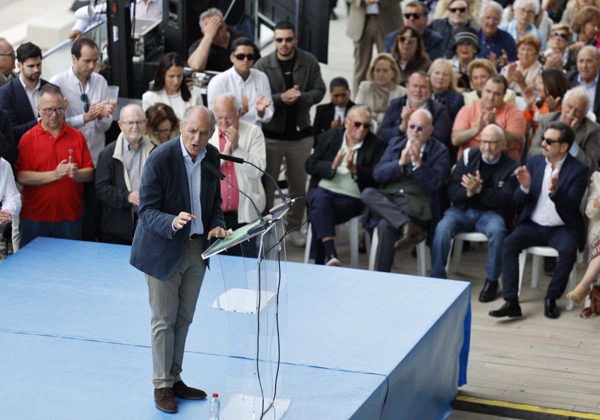 Camps, durante su intervención en Veles i Vents.