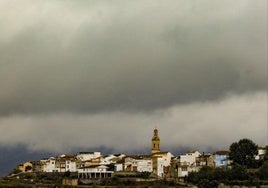 Nubes de tormenta en la Comunitat Valenciana, en una imagen de archivo.