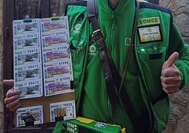 Venta de cupones de la ONCE.