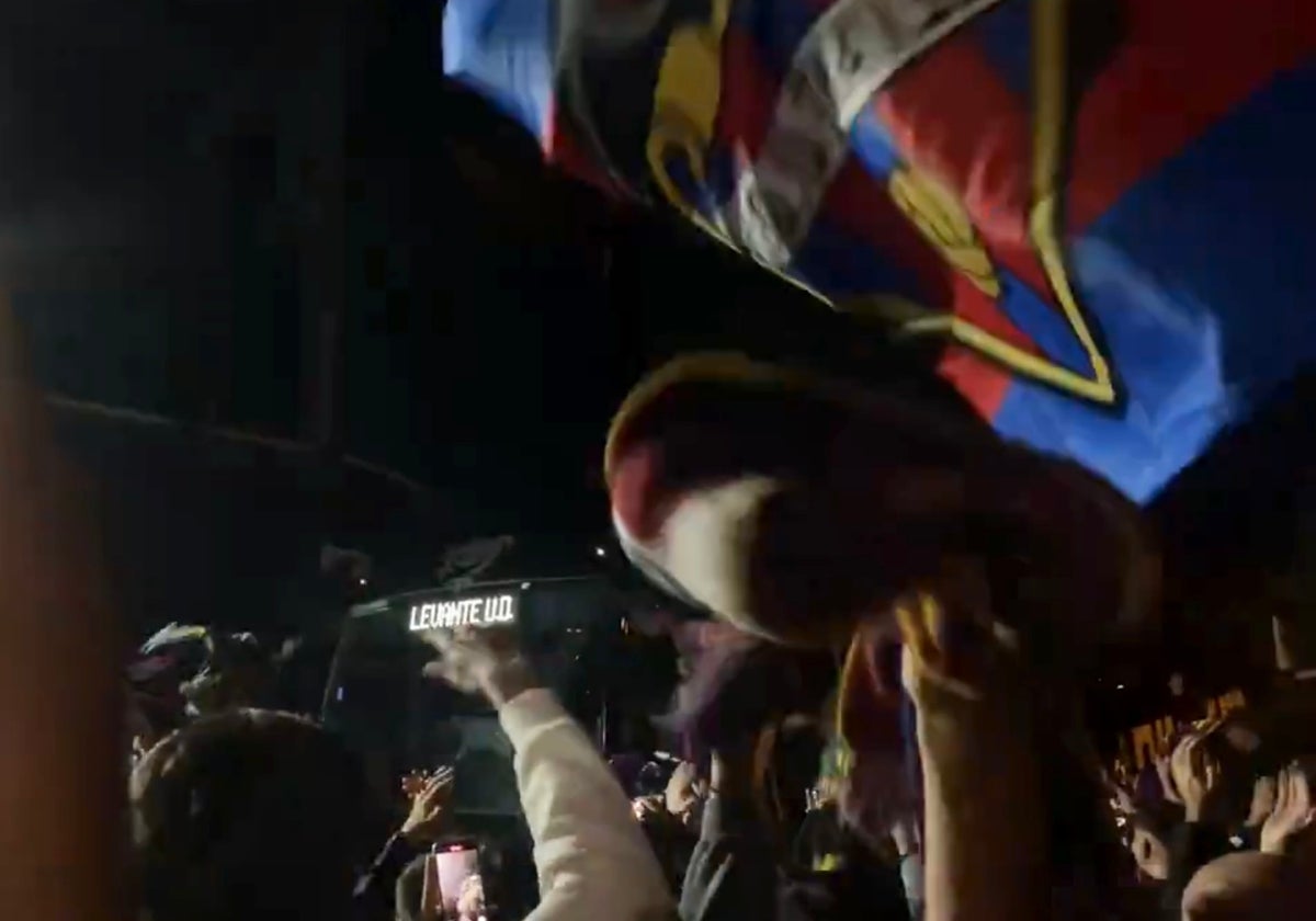 Recibimiento al Levante UD.