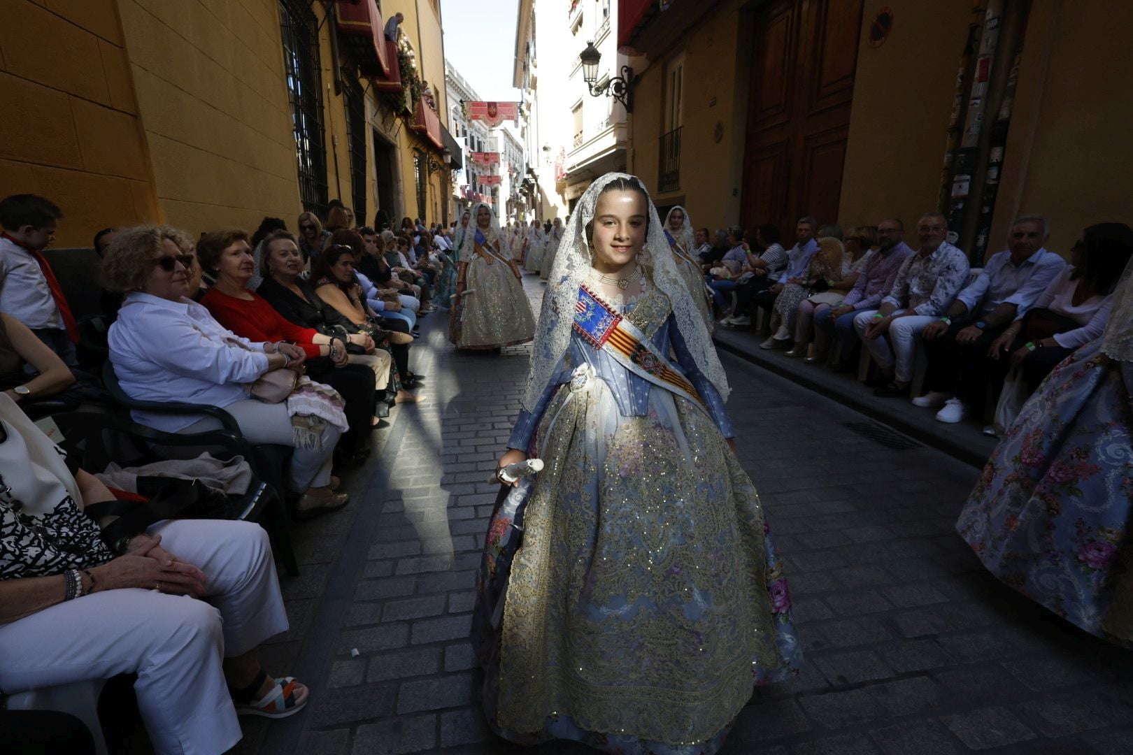 La procesión de la Virgen de los Desamparados, en imágenes