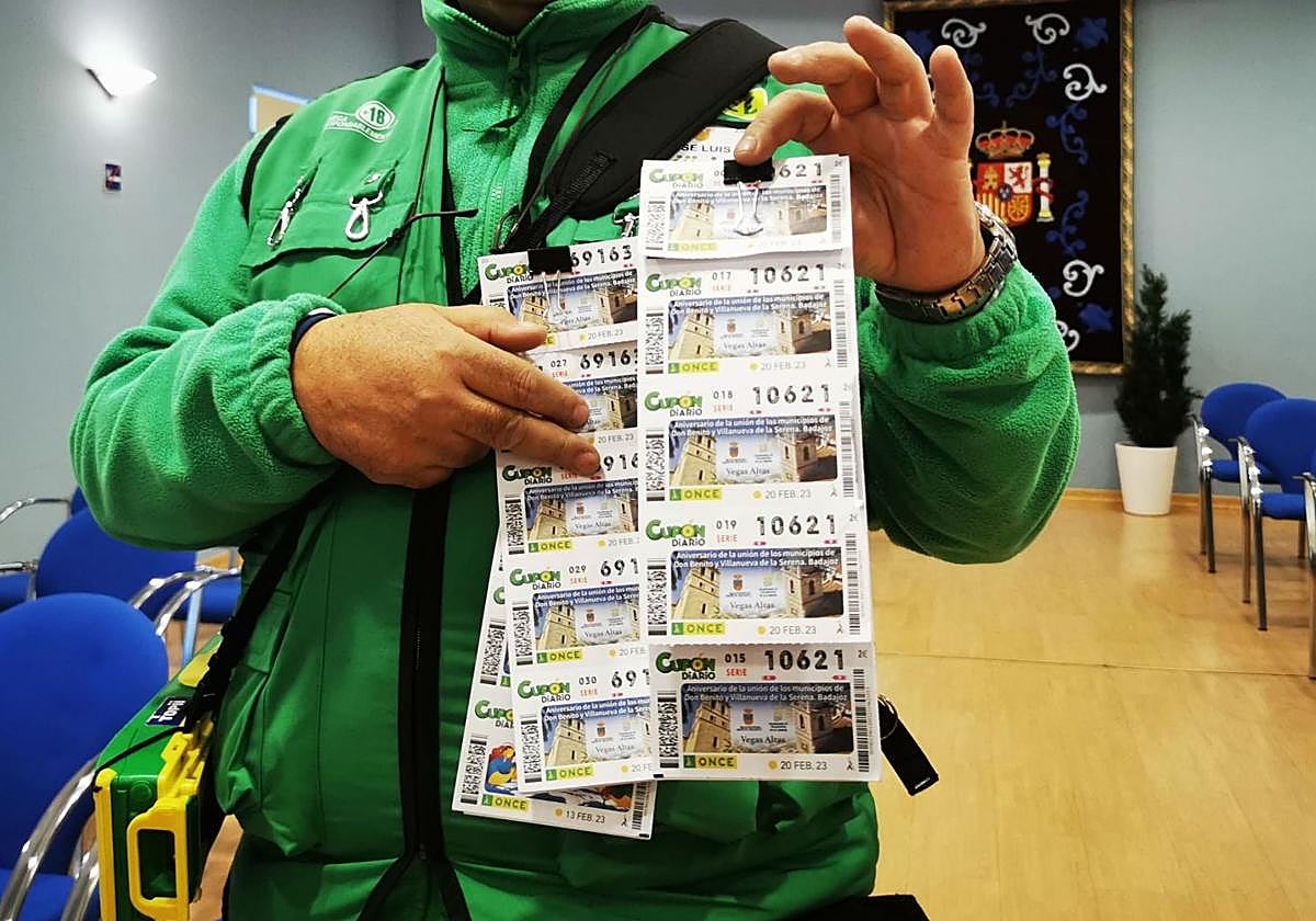 Un kiosco de la ONCE en una imagen de archivo.