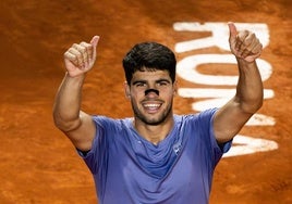 Cuándo juega Alcaraz los octavos de final en Roma contra Khachanov