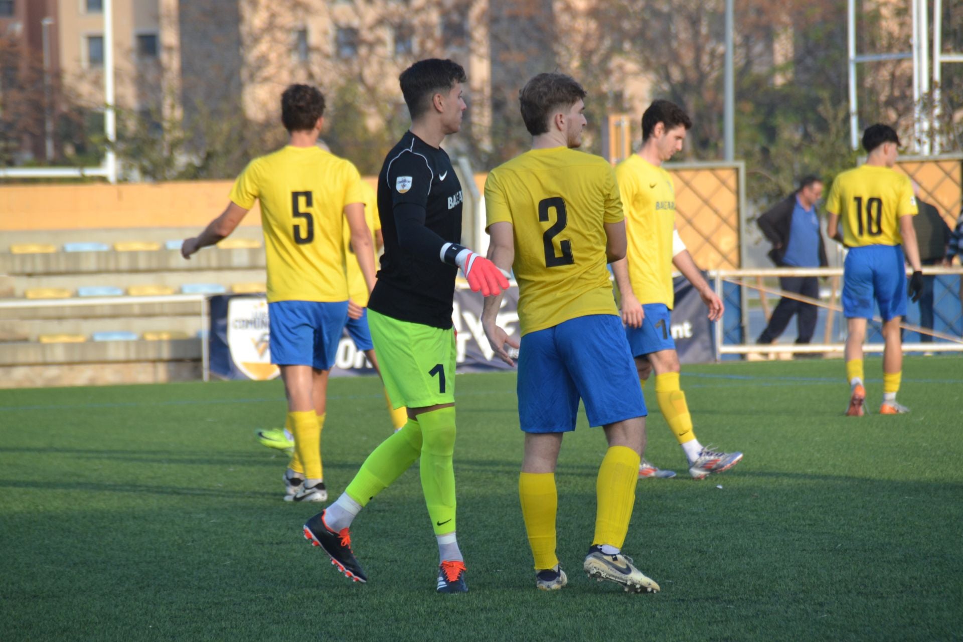 Jugadores dianenses momentos antes de un partido.