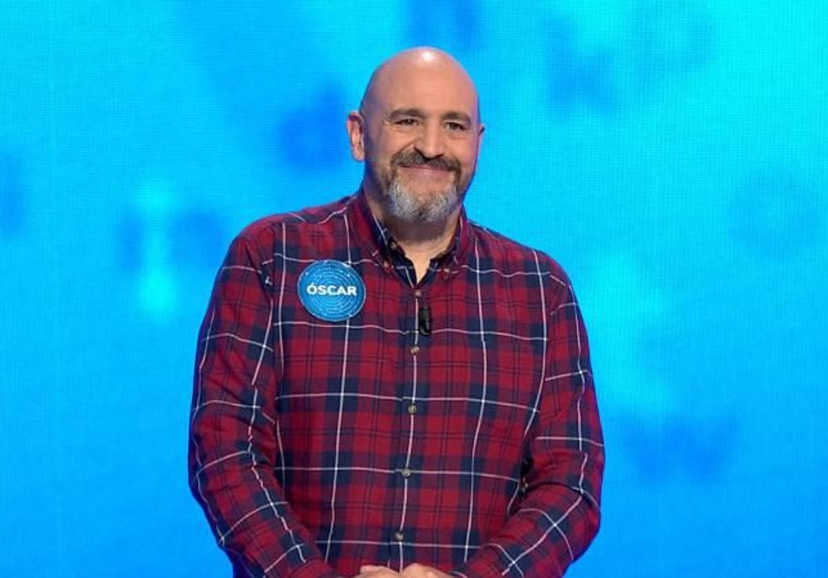 Óscar Díaz, ganador de 'Pasapalabra'.