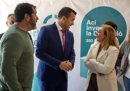 El presidente y la vicepresidenta de la Diputación.