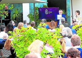 Un momento de la presentación del Fòrum.