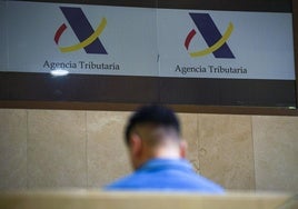 El logo de la Agencia Tributaria, imagen de archivo.