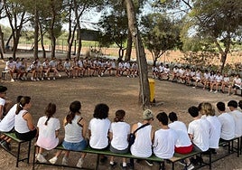 Campamento celebrado en Riba-roja.