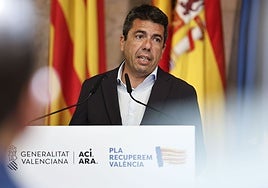 Carlos Mazón, presidente de la Generalitat en una imagen de archivo.