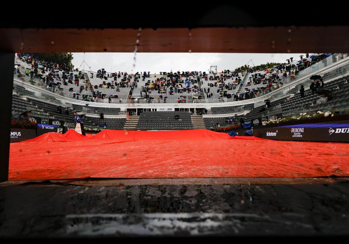 Vista de la pista del Foro Itálico de Roma.
