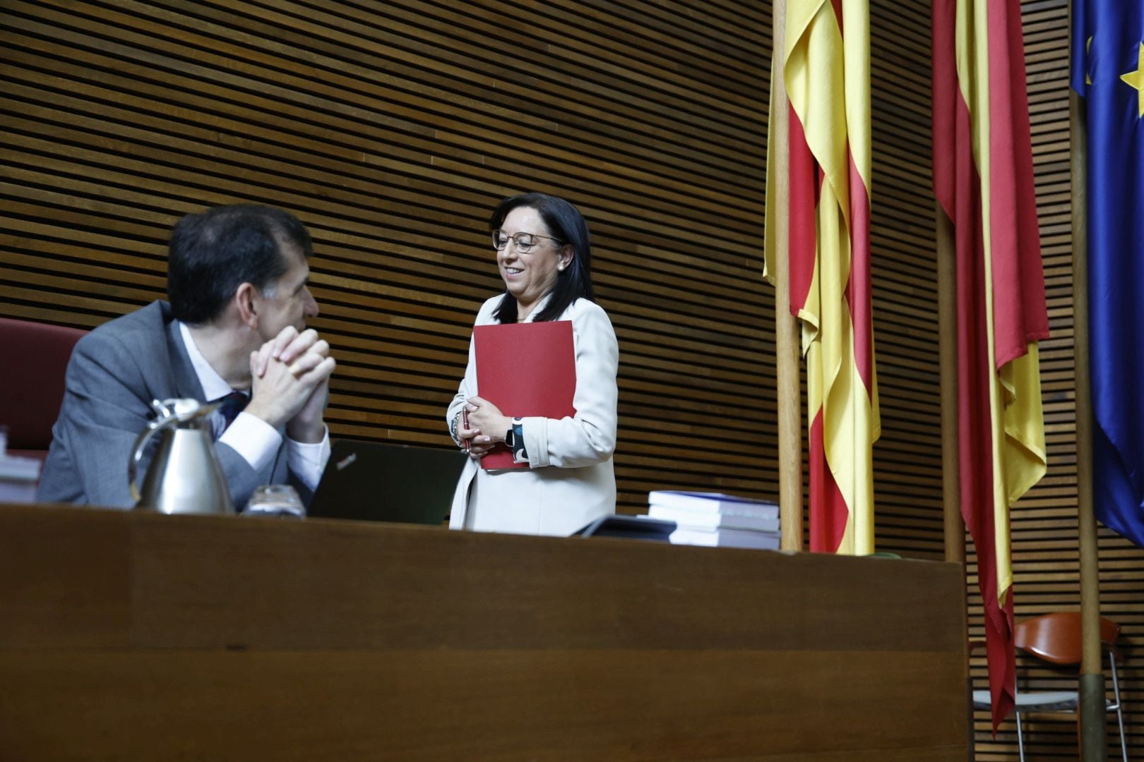 FOTOS | Sesión de control a Carlos Mazón en Les Corts este jueves