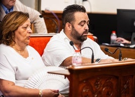 Los dos exediles del PP el día de la moción de censura al gobierno socialista.