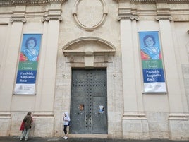 Imagen de Amparito Roca en la iglesia de l'Assumpció.