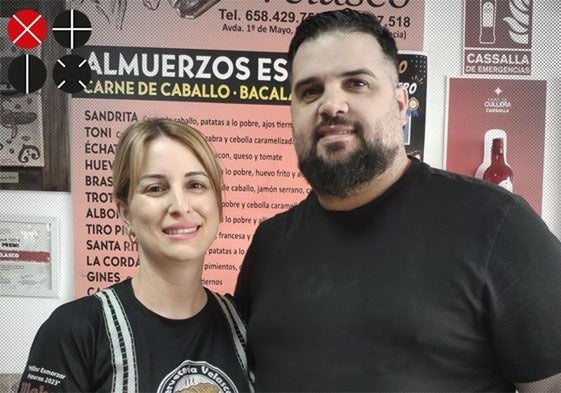 Sandra y Toni, propietarios de la cervecería Velasco, en Paterna.