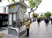 Venta de cupones de la ONCE.