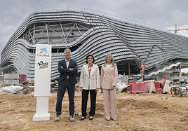Víctor Sendra, María Luisa Martínez y Olga García.