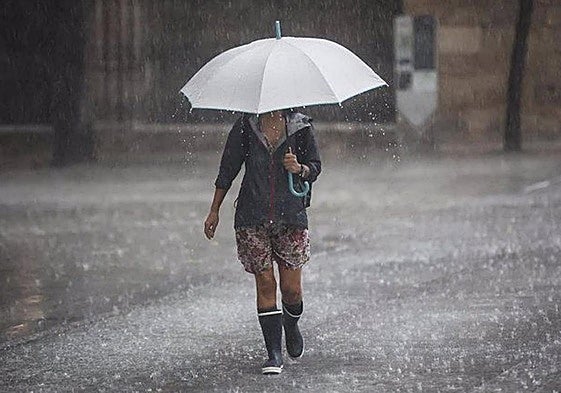 Lluvias en Valencia.