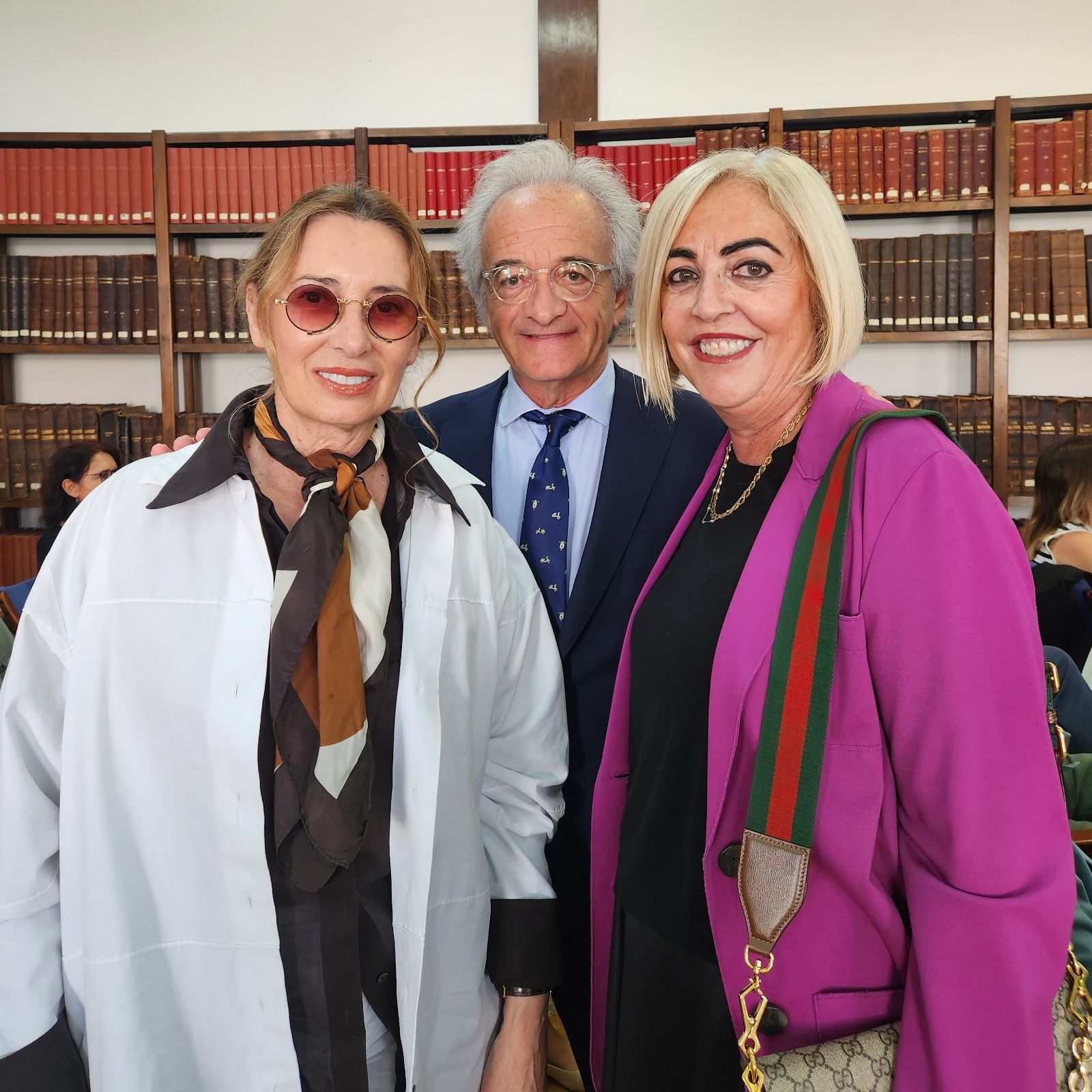 Lola Narváez, Alfonso Pascual y Julia Pérez-Broseta.