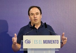 El secretario general del PP valenciano Juanfran Pérez Llorca.
