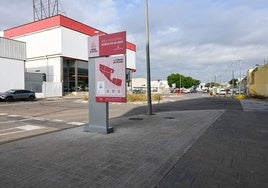 Vista de la señalización en Forn d'Alcedo.