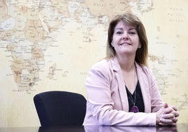 Ana Blázquez, en la UCV.