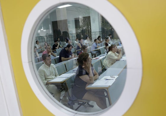 Oposiciones docentes, en una imagen de archivo.