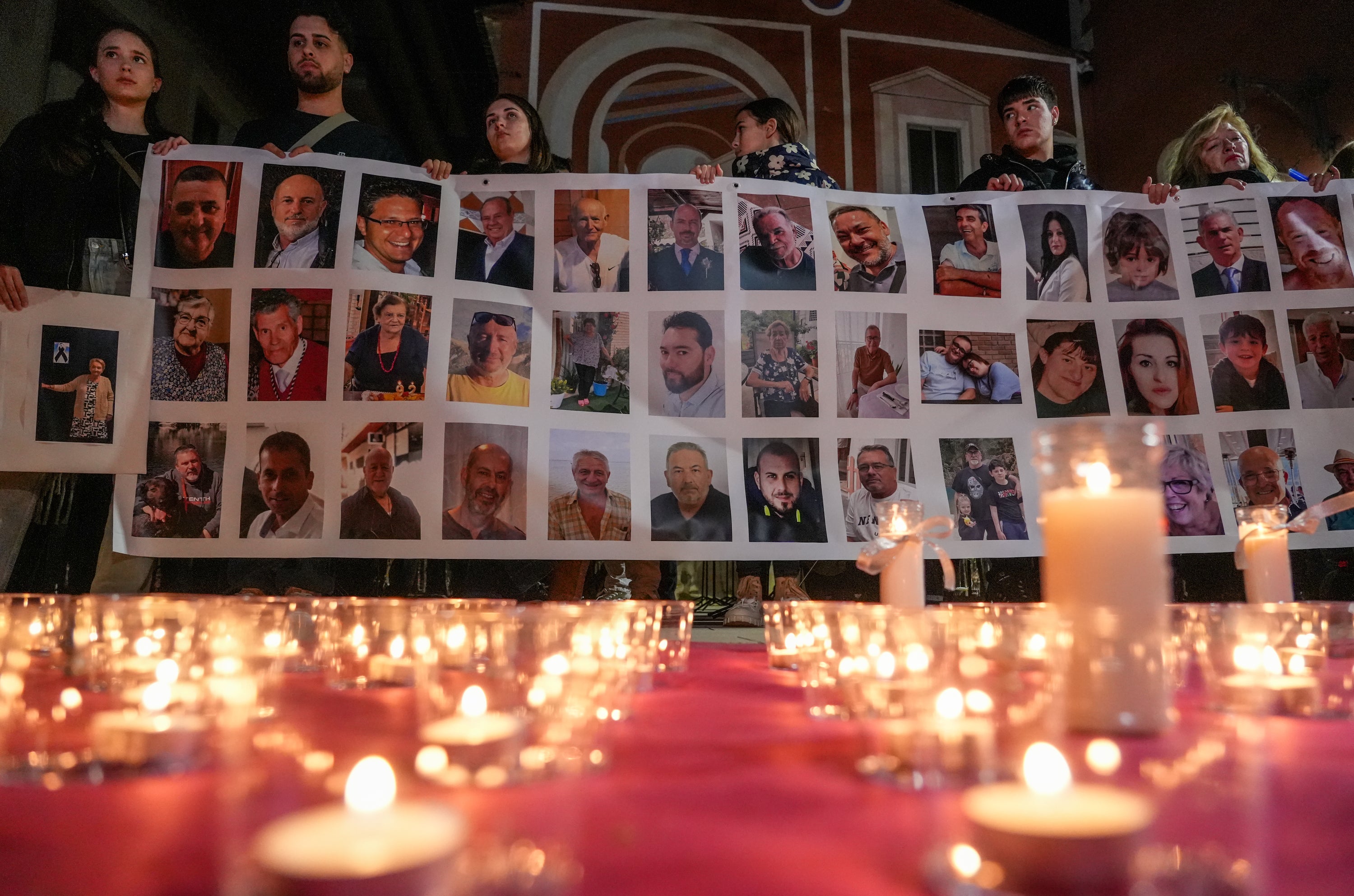 Homenaje a las víctimas de la dana en Picanya.