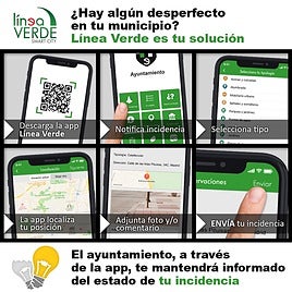 Aplicación a través de la que se puede comicar alguna incidencia.