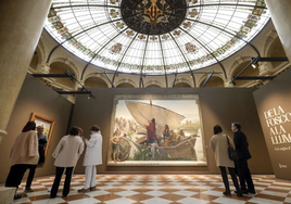Exposición de Sorolla en el edificio de Correos.