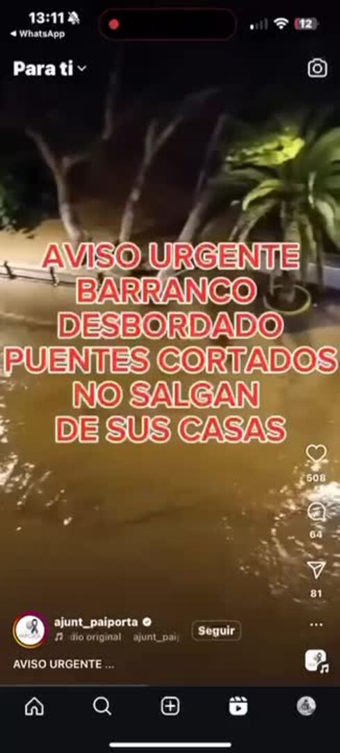 Pradas aporta un vídeo del Ayuntamiento de Paiporta para su defensa