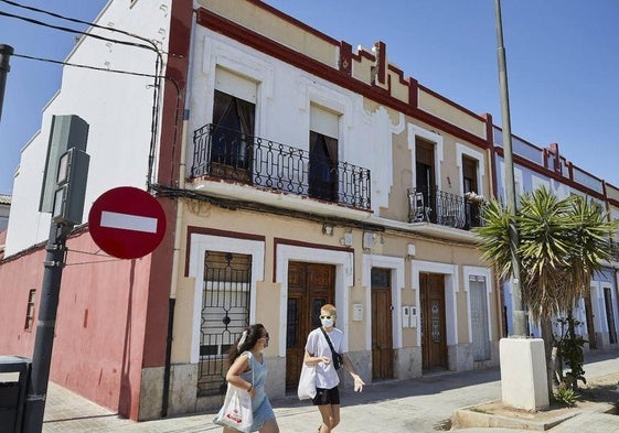 Viviendas en el Cabanyal.
