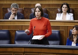 La ministra Morant, en el Congreso.
