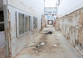 Interior del IES Alameda el pasado viernes.