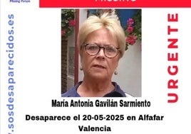María Antonia Gavilán, la mujer desaparecida.