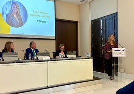 Intervención de la presidenta de Cepyme, Ángela de Miguel.