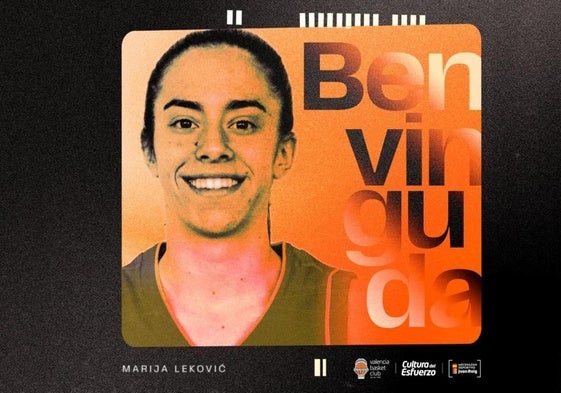 Cartel del anuncio del fichaje.