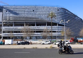 El Roig Arena, en obras.