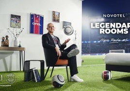 Alain Roche, protagonista  de la Legendary Room de Novotel