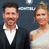 Carla Pereyra y Diego Simeone en una imagen de archivo.