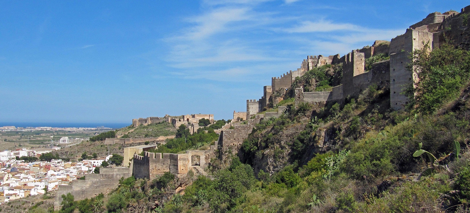 Murallas del Castillo de Sagunto.