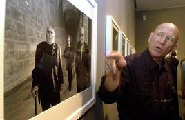Sebastiao Salgado, en la inauguración de la II Bienal de Valencia en 2003.