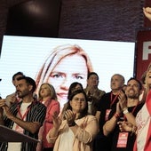 Pilar Bernabé, en su intervención en el congreso local.