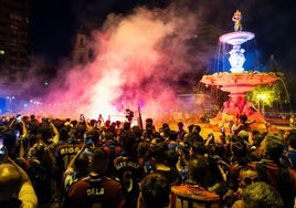 FOTOS | La espectacular celebración del ascenso del Levante en Valencia