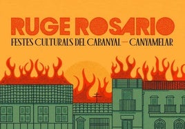 Parte del cartel de fiestas, hecho por el artista cubano @comrayo_