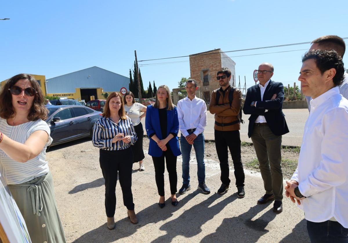 Acto de presentación de las obras de mejora en la carretera CV-3706.
